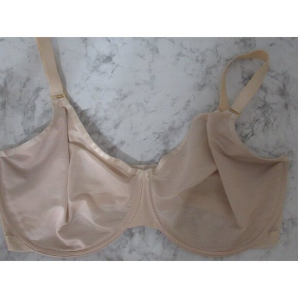 Soma Bra 42G Beige Unbelievable Minimizer Underwire Sheer Back Closure - Picture 1 of 5